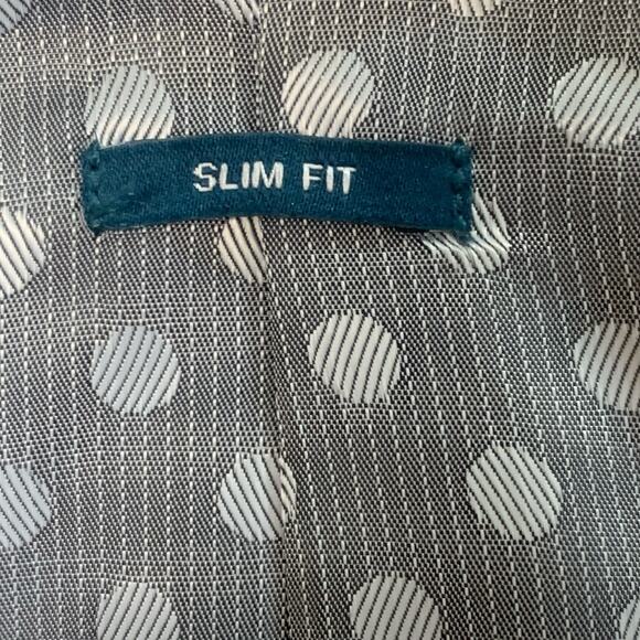 Perry Ellis Size 36 Regular Slim Fit Sport Coat Blazer Jacket Charcoal Gray - Picture 10 of 11